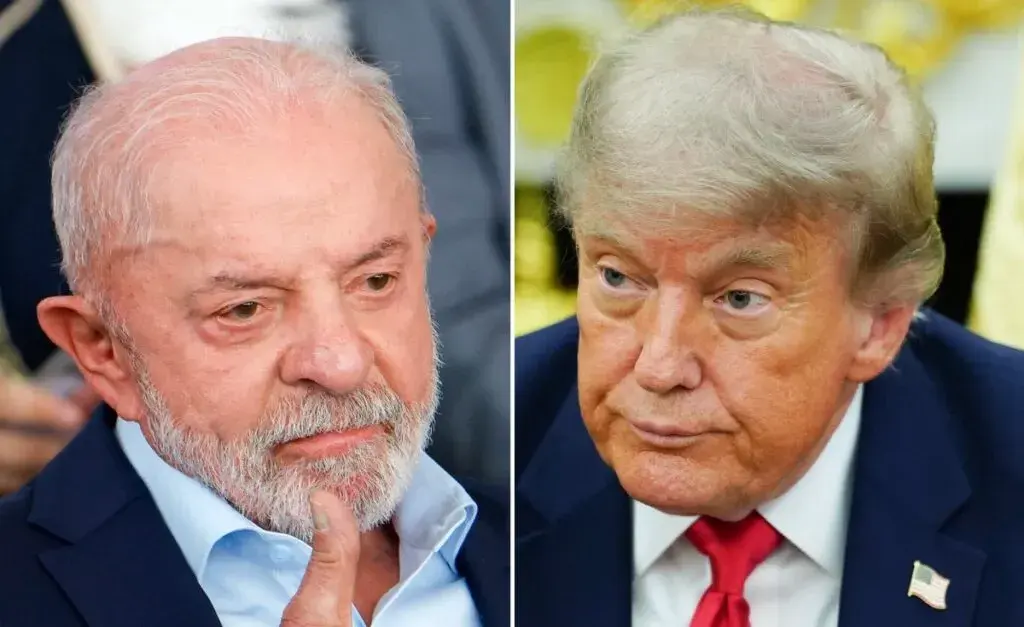 Lula e Donald Trump Foto: Aaron Schwartz and Sergio LIMA / AFP