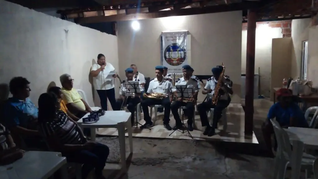 A Sociedade Filarmônica Lira Montealtense,  Esteve comemorando o 8° aniversário de existência